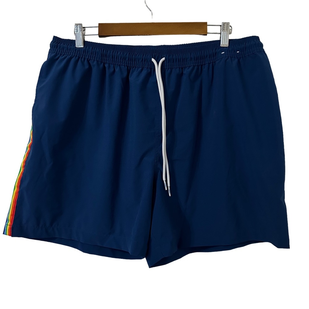 CHUBBIES The Sherberts 5.5" Easy Trunk Rainbow Pattern Sz XXL Mens Swim Trunks